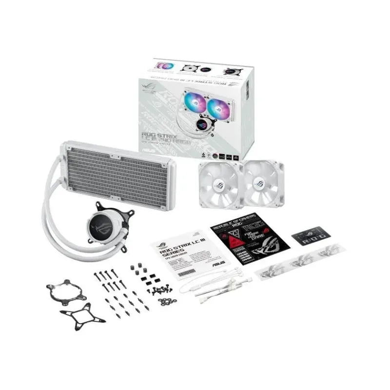 Chłodzenie wodne Asus ROG STRIX LC III 240 ARGB WHT | PartsPC.pl