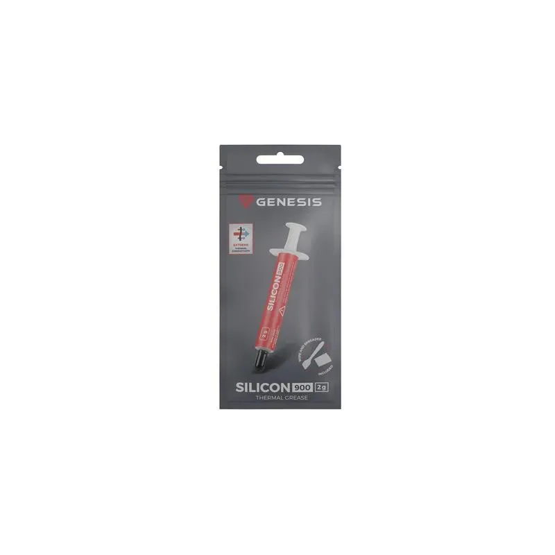 Pasta termoprzewodząca Genesis silicon 900 2g 12,8 W/mK | PartsPC.pl