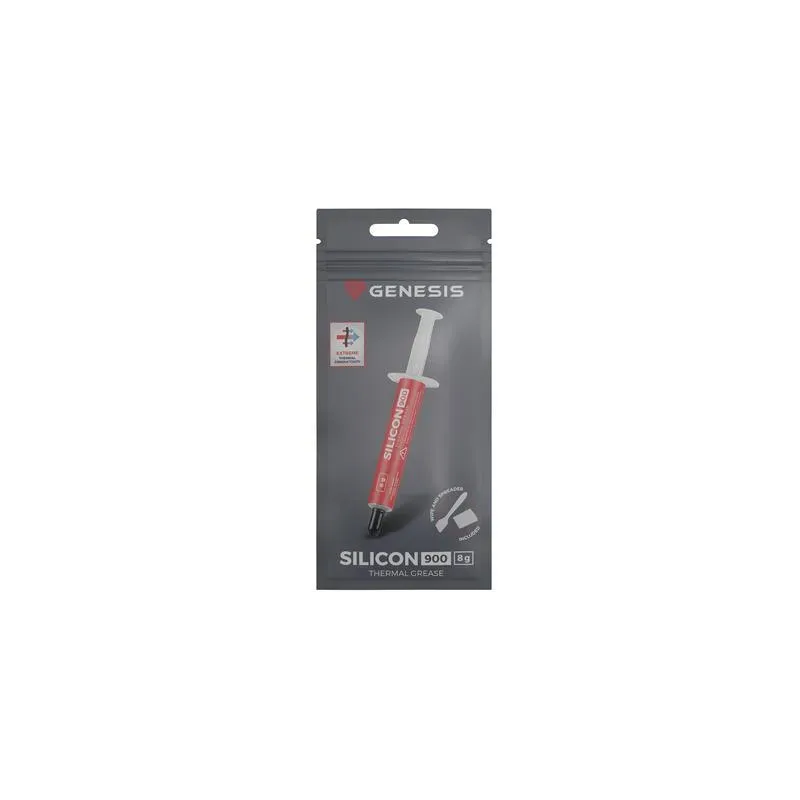 Pasta termoprzewodząca Genesis silicon 900 8g 12.8 W/mK | PartsPC.pl