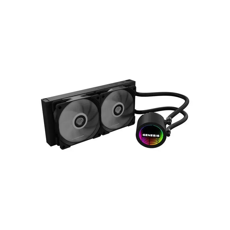 Chłodzenie wodne Genesis Hydria 240 ARGB czarne | PartsPC.pl