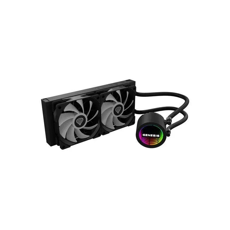 Chłodzenie wodne Genesis Hydria 240 ARGB czarne | PartsPC.pl