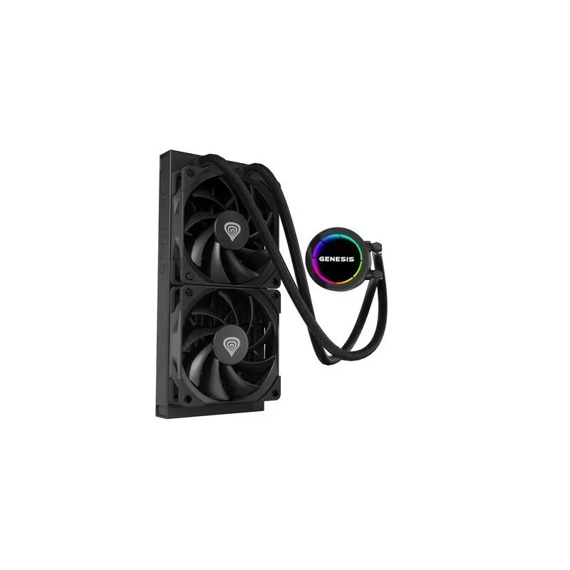 Chłodzenie wodne Genesis Hydria 240 czarne | PartsPC.pl
