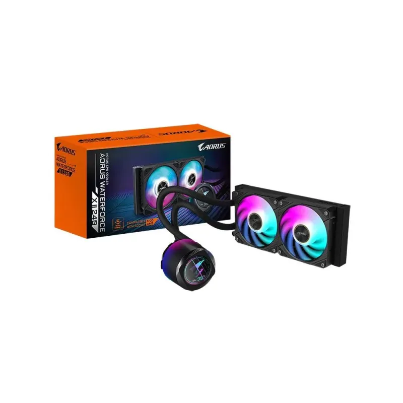 Chłodzenie wodne Gigabyte AORUS WATERFORCE X II 240 | PartsPC.pl