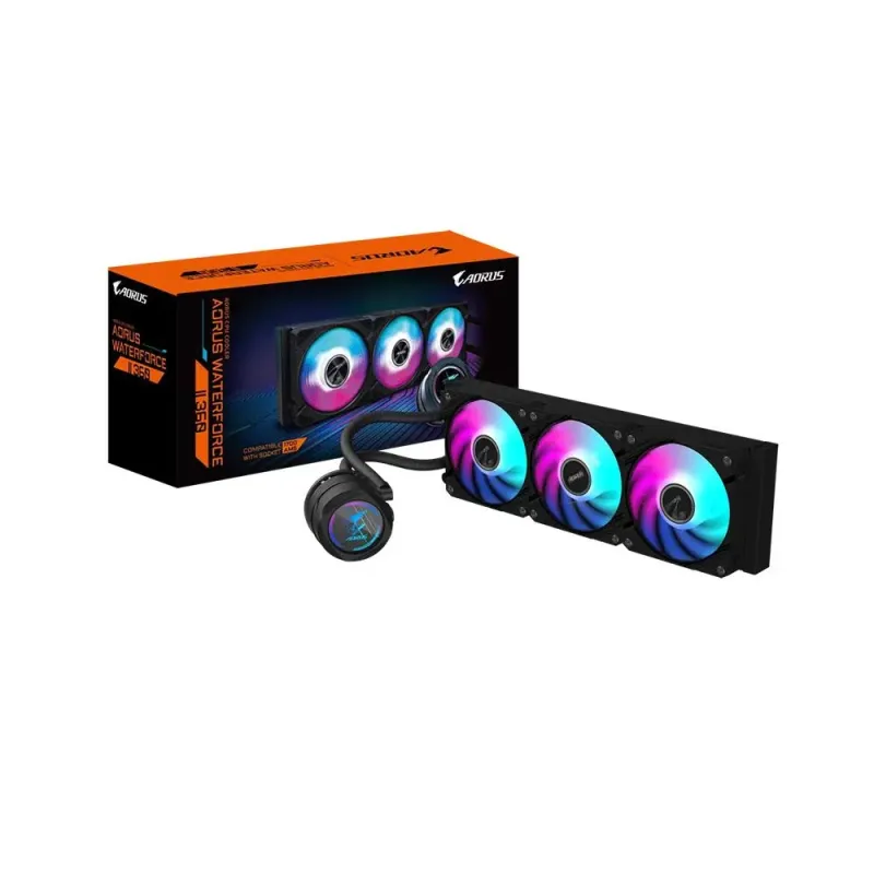 Chłodzenie wodne Gigabyte AORUS WATERFORCE II 360 | PartsPC.pl