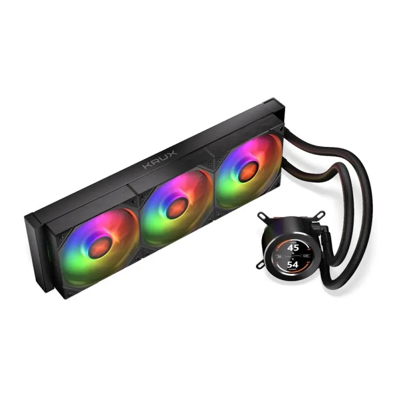 Chłodzenie wodne KRUX HydroGlance 360 ARGB LCD (KRXE004) | PartsPC.pl