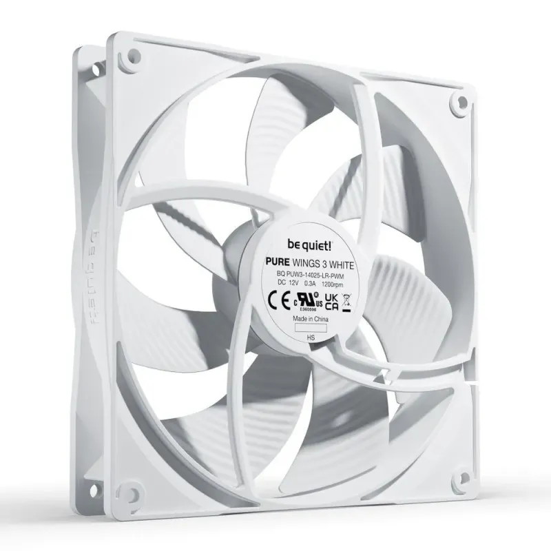 Wentylator be quiet! Pure Wings 3 140mm PWM White | PartsPC.pl