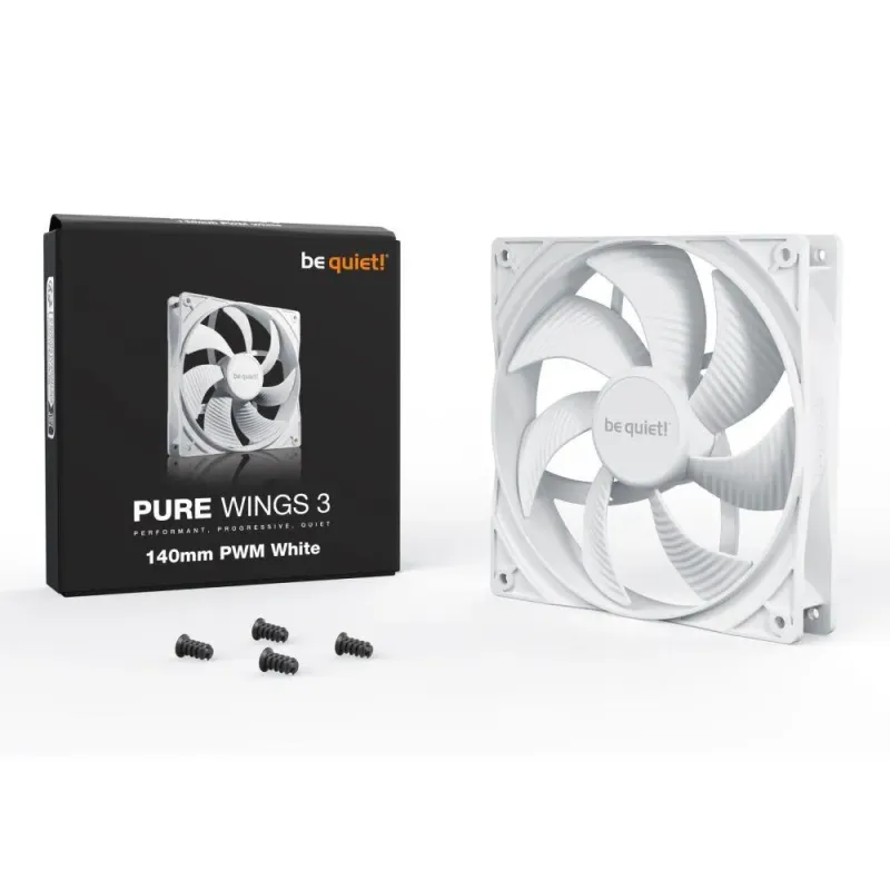 Wentylator be quiet! Pure Wings 3 140mm PWM White | PartsPC.pl