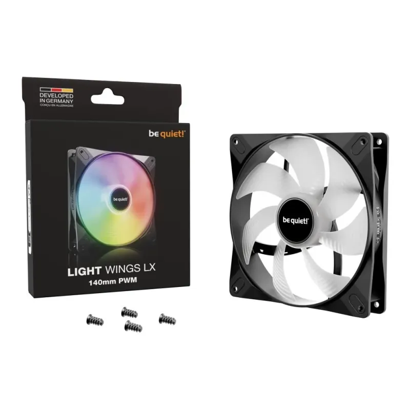 Wentylator be quiet! Light Wings LX 140mm PWM | PartsPC.pl