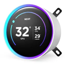 Chłodzenie wodne NZXT Kraken Elite 280 RGB V2 LCD białe | PartsPC.pl