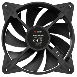 Wentylator SAVIO BLADE 3 x 120mm 4-pin PWM | PartsPC.pl