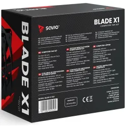 Wentylator SAVIO BLADE 3 x 120mm 4-pin PWM | PartsPC.pl