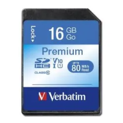 Karta pamięci SDHC Verbatim 16GB Class 10 | PartsPC.pl