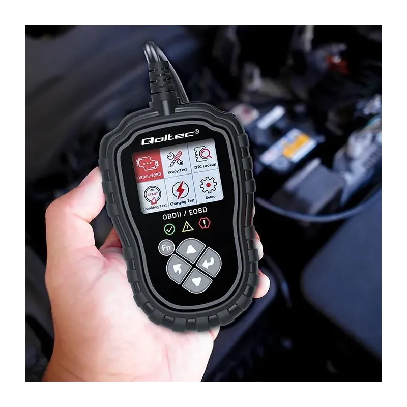 Tester cyfrowy Qoltec diagnostyczny ProLine | OBDII EOBD | PartsPC.pl