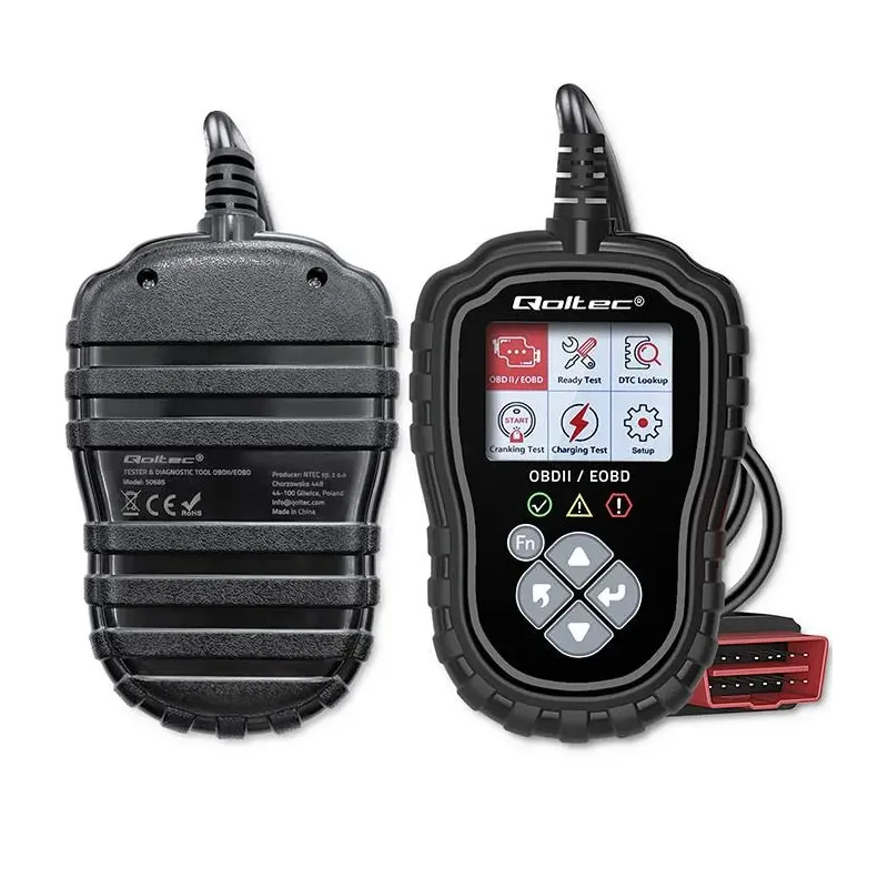 Tester cyfrowy Qoltec diagnostyczny ProLine | OBDII EOBD | PartsPC.pl