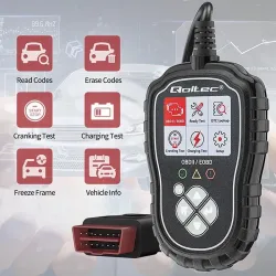 Tester cyfrowy Qoltec diagnostyczny ProLine | OBDII EOBD | PartsPC.pl