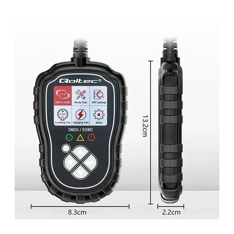 Tester cyfrowy Qoltec diagnostyczny ProLine | OBDII EOBD | PartsPC.pl