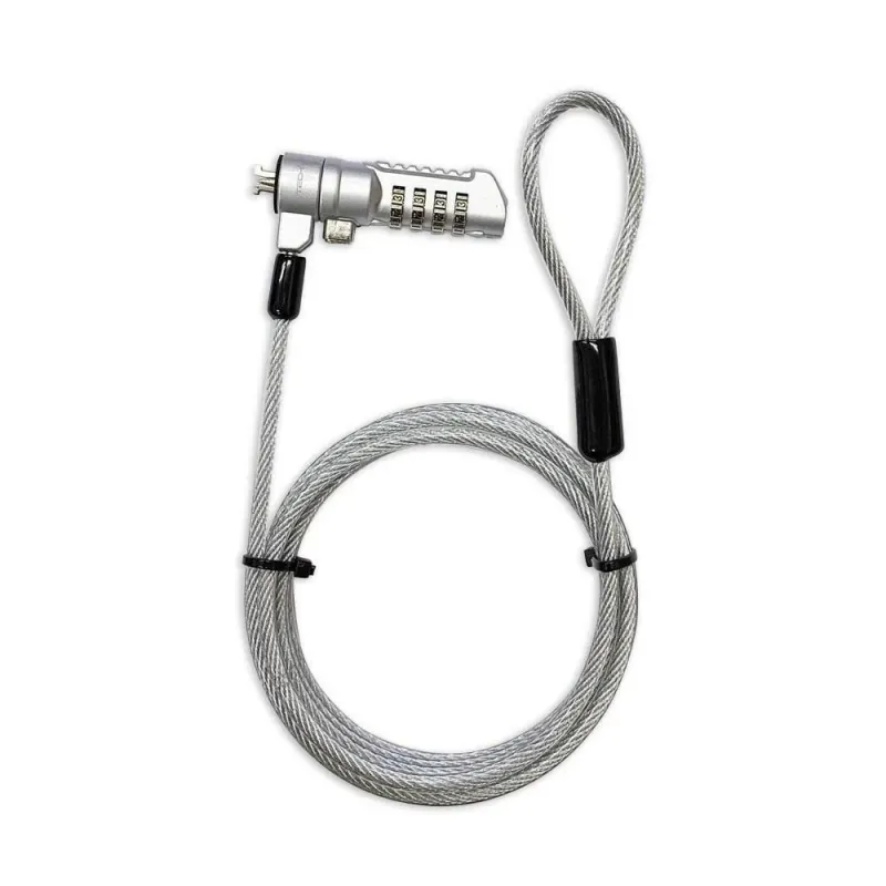 Linka zabezpieczająca do notebooka Techly Nano Slot 1,8m | PartsPC.pl