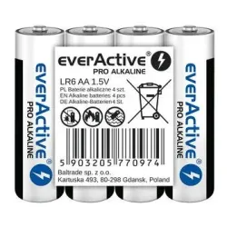 Baterie alkaliczne AA/LR6 everActive Pro Alkaline 4 | PartsPC.pl