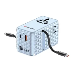 Adapter podróżny Verbatim Charge 'n' Travel GaN III | PartsPC.pl