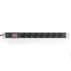 Listwa zasilająca DIGITUS 19" 1U 7 gniazd 16A 2m | PartsPC.pl