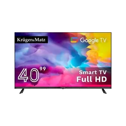 Telewizor Kruger&Matz 40" FHD Google TV, DVB-T2/S2/T/C | PartsPC.pl