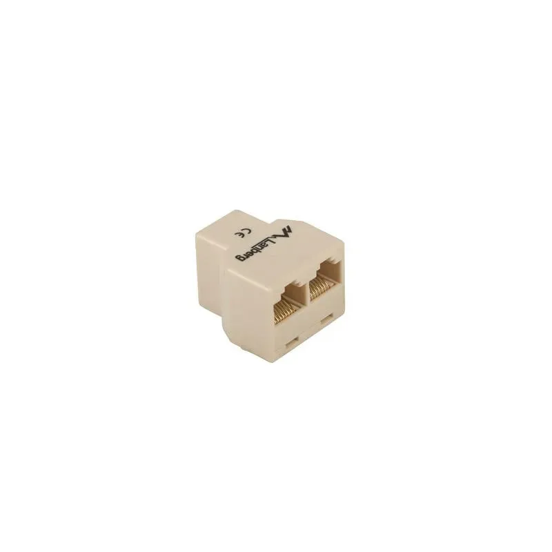 Adapter Lanberg złączka sieciowa RJ-45 - RJ-45 X2 | PartsPC.pl