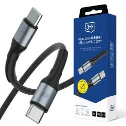 Kabel USB 3mk Hyper Cable N-SERIES USB-C to USB-C 60W | PartsPC.pl
