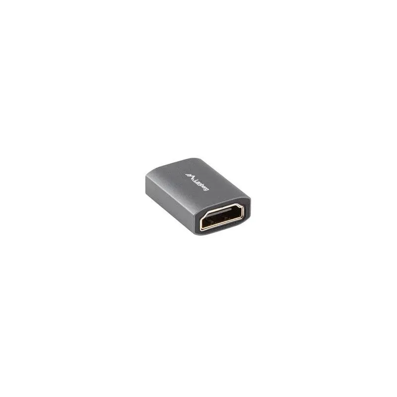 Adapter Lanberg HDMI(F)- HDMI(F) 8K beczka srebrna | PartsPC.pl