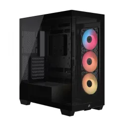 Corsair Obudowa 3500X RSR ARGB TG Mid-Tower Czarna | PartsPC.pl