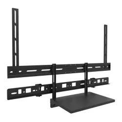 Zestaw półki na videobar i laptop Neomounts AV60-500BL | PartsPC.pl