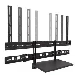 Zestaw półki na videobar i laptop Neomounts AV60-500BL | PartsPC.pl