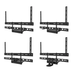 Zestaw półki na videobar i laptop Neomounts AV60-500BL | PartsPC.pl