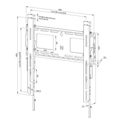 Uchwyt na telewizor Neomounts WL30-750BL14 32"-75" max | PartsPC.pl