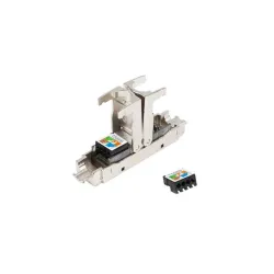 Łącznik sieciowy wtyk Lanberg kat. 6 FTP beznarzędziowy | PartsPC.pl