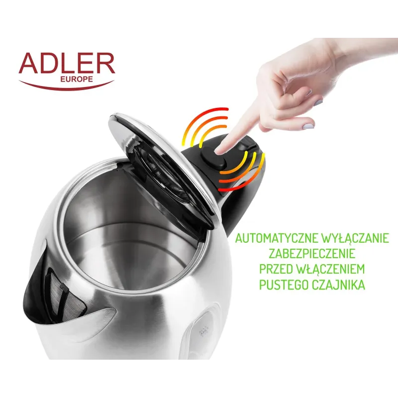 Czajnik elektryczny Adler 1,7L AD 1223 | PartsPC.pl