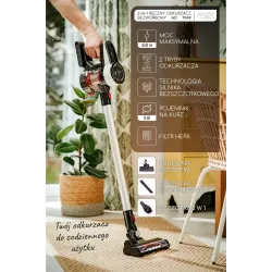 Odkurzacz pionowy Adler AD 7048 bezworkowy z | PartsPC.pl