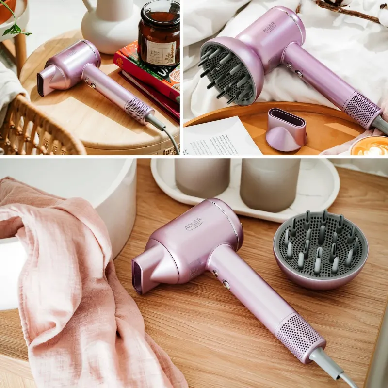 Suszarka do włosów Adler AD 2270 SUPERSPEED pink | PartsPC.pl