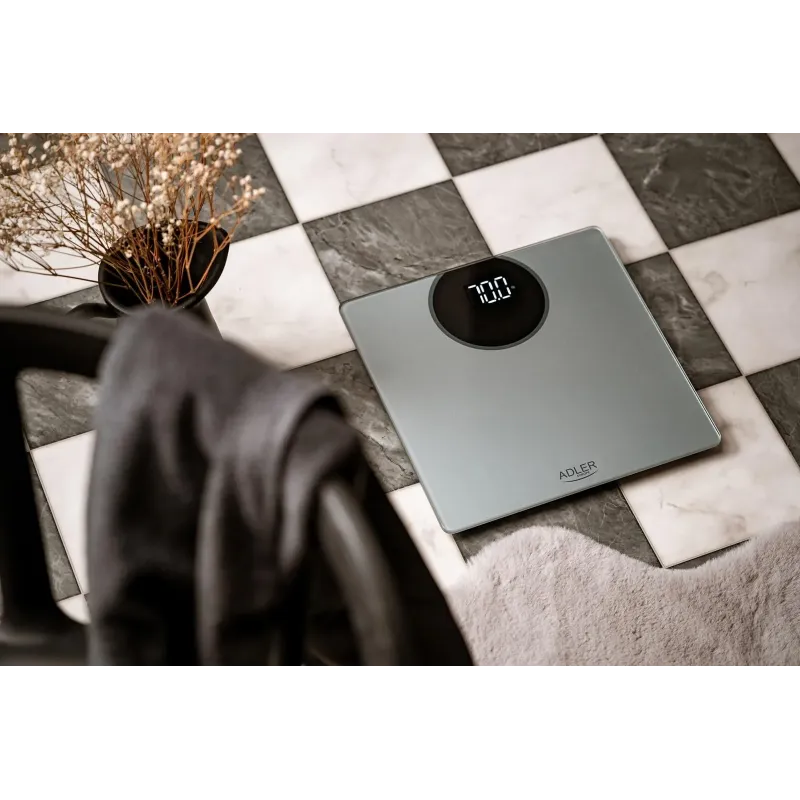 Waga łazienkowa Adler AD 8175 srebrna | PartsPC.pl