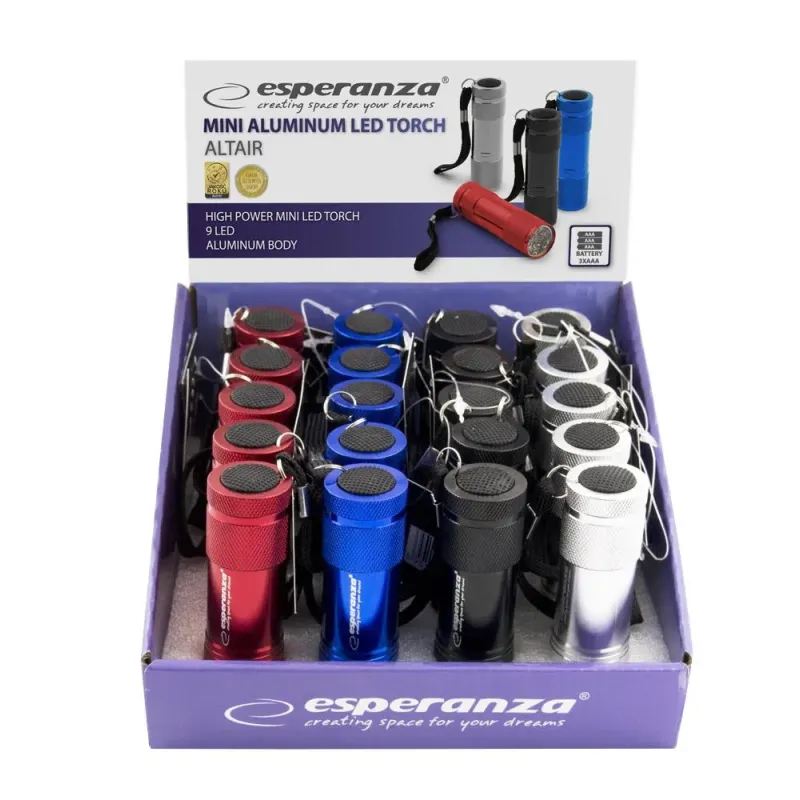 Latarka LED Esperanza aluminowa "Altair" - Latarki | PartsPC.pl