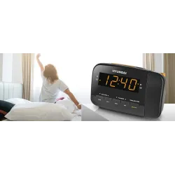 Budzik z radiem i projektorem Hyundai - RAC481PLLBO | PartsPC.pl