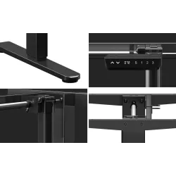 Stelaż elektryczny biurka Mark Adler Xeno 4.1 Black | PartsPC.pl