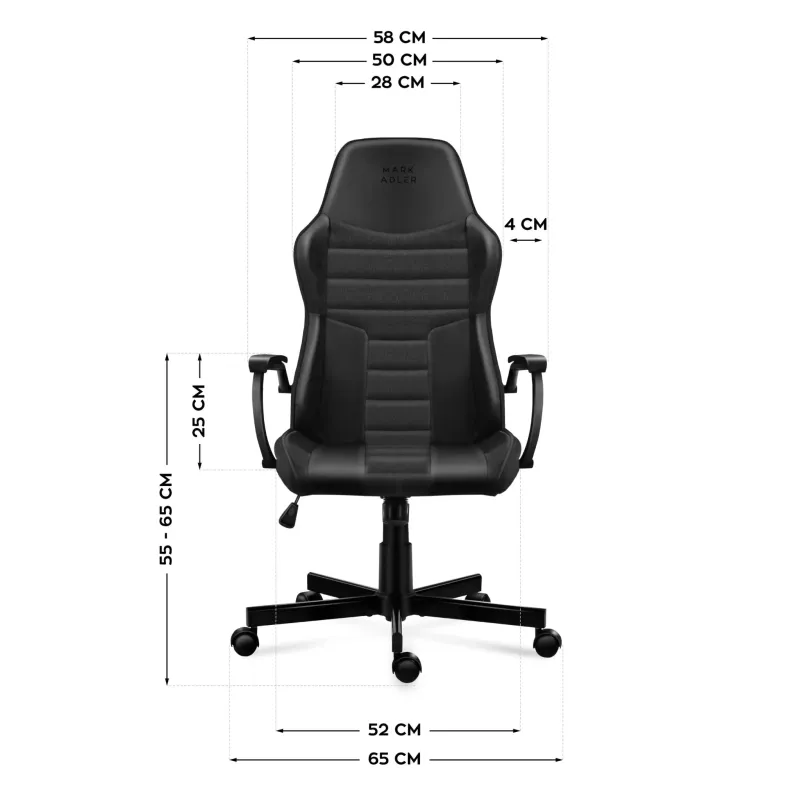 Fotel obrotowy Mark Adler Boss 4.2 Black | PartsPC.pl