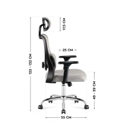 Fotel biurowy Mark Adler Manager 3.2 Grey | PartsPC.pl