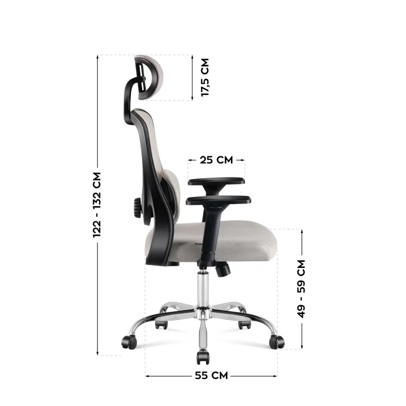 Fotel biurowy Mark Adler Manager 3.2 Grey | PartsPC.pl