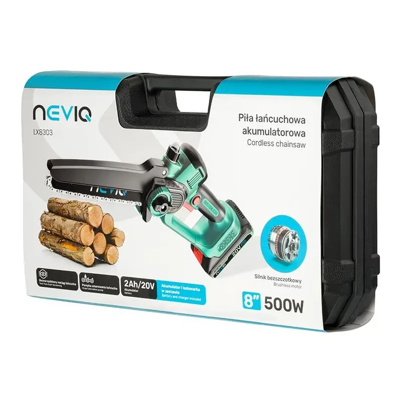 Piła łańcuchowa akumulatorowa NEVIQ 8"(LX8303) | PartsPC.pl