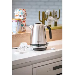 Czajnik elektryczny Camry CR 1291 1,7L stalowy z LCD i | PartsPC.pl