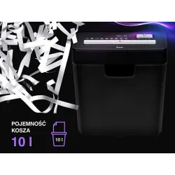 Niszczarka Tracer Edgy 10L | PartsPC.pl