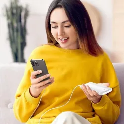 Powerbank Awei P20K 10000mAh 2xUSB 2,4A czarny | PartsPC.pl