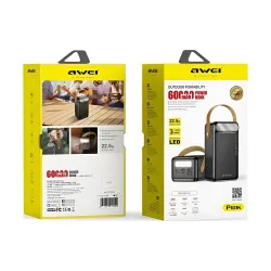 Powerbank Awei P101K 60000mAh 22,5W 3xUSB-A 2xUSB-C | PartsPC.pl