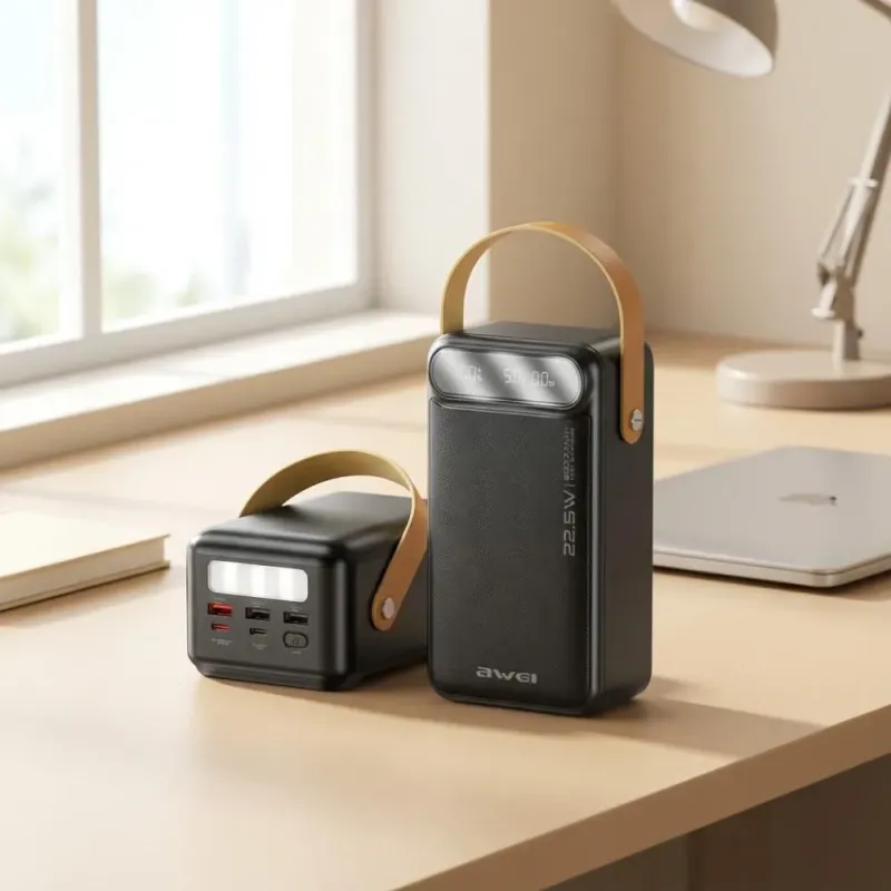 Powerbank Awei P101K 60000mAh 22,5W 3xUSB-A 2xUSB-C | PartsPC.pl